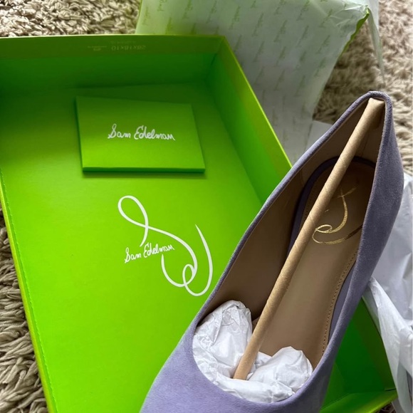 Sam Edelman Lavender Pointed-Toe Heels - Picture 5 of 5